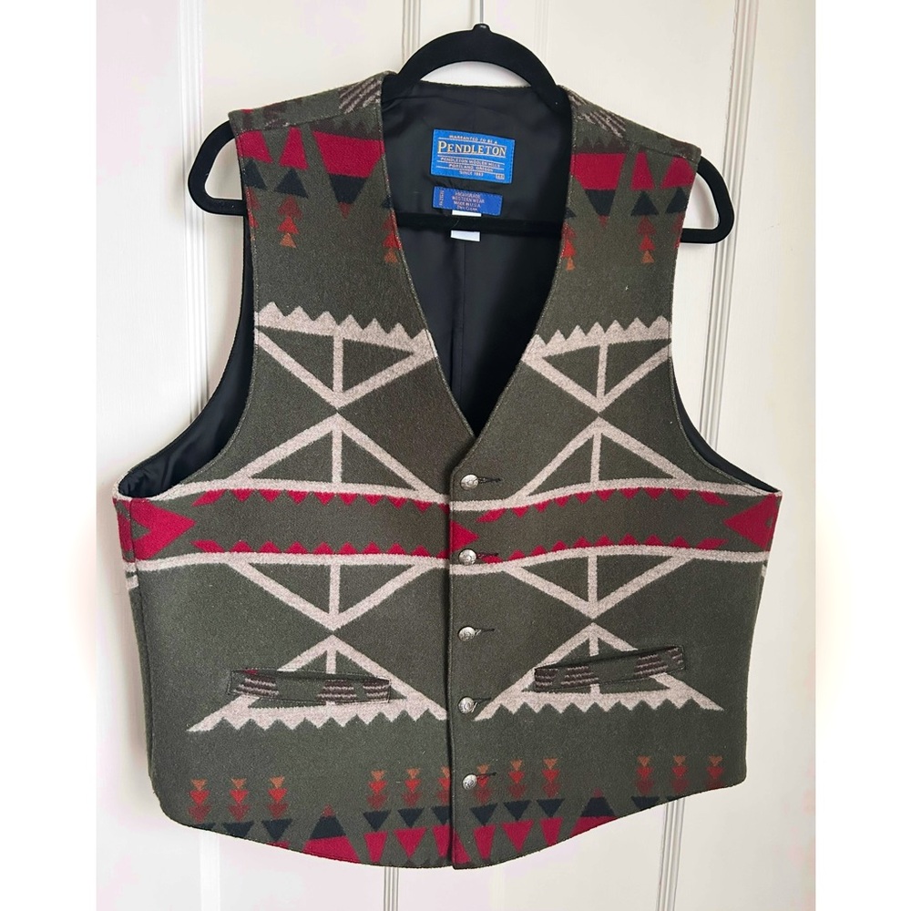 Vintage Men’s Southwestern Style Pendleton Vest Size 44